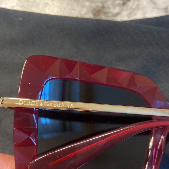 Dolce and Gabanna - like new sunglasses. Two pairs available. Black and Red - Picture 6 of 8